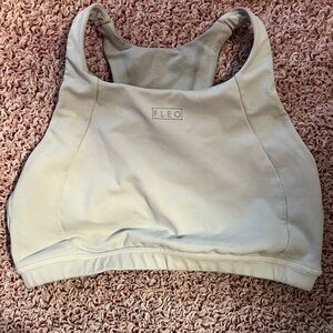 FLEO White Jourdaine Sports Bra